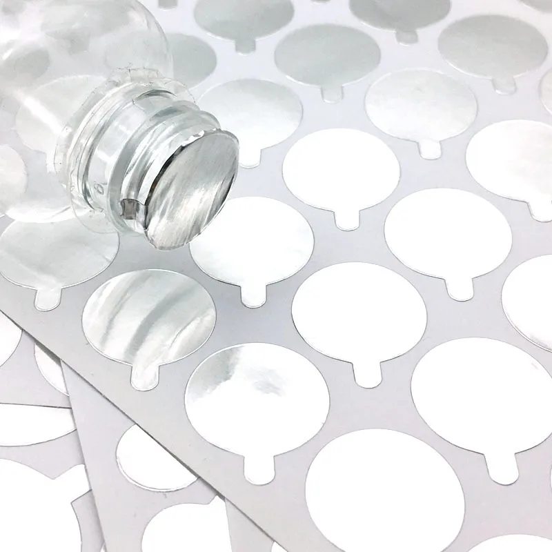 

Spot wholesale self-adhesive pure aluminum foil self-adhesive seal label cosmetic label toothpaste tube seal