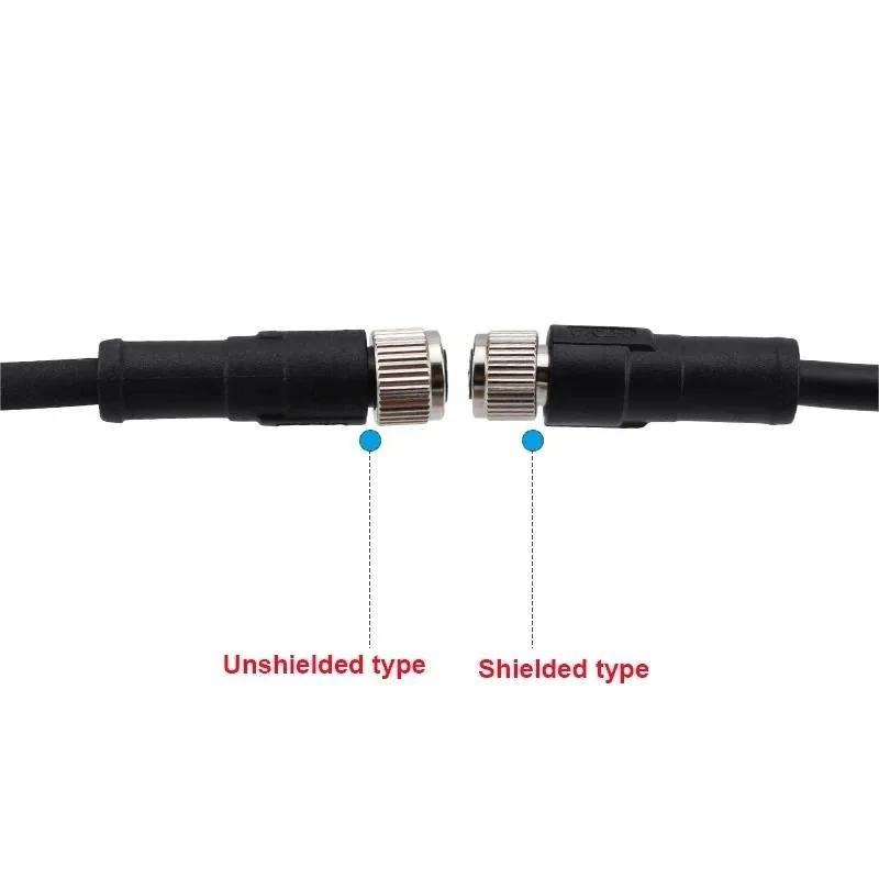 Connecteur M8 4 Broches Mâle Et Femelle | Industrie De La Brillance