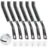 5/8/13 Kitchen Cleaning Brush Set,Deep Clean Gas Stove Brass Brush Gap Cleaning Brushes for Small Spaces,Window, Bathroom 6