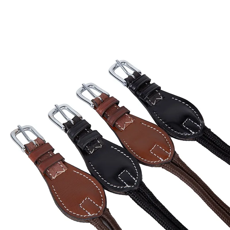 riding horse bit strap cowhide leather band of polo gag bit horse mouth equestrian equipments 4