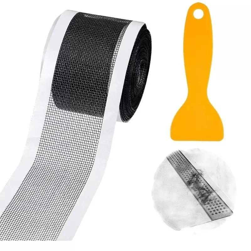 

10/5m Cutable Shower Drain Hair Catcher Self-Adhesive Floor Drain Stickers Disposable Mesh Sink Strainer Filter for Bathroom