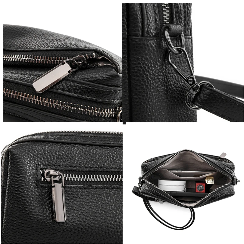 Sac Et Portefeuille Mandarina Duck Cuir Rouge Foncé – Ensemble Maroquinerie Occasion