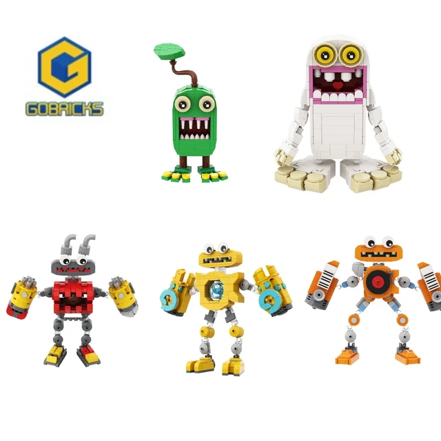 Gobricks My Singing Monsters Moc Building Blocks Kit Epic Wubboox Rare  Wubboox Mammott Furcorn Model Game Bricks Toys For Kids G - Blocks -  AliExpress