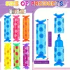 6pcs Colorful Mini Highlighter Candy Pastel Highlighter, Cute Chisel Tip Marker Pen, Party Birthday Drawing Poster Diary 4