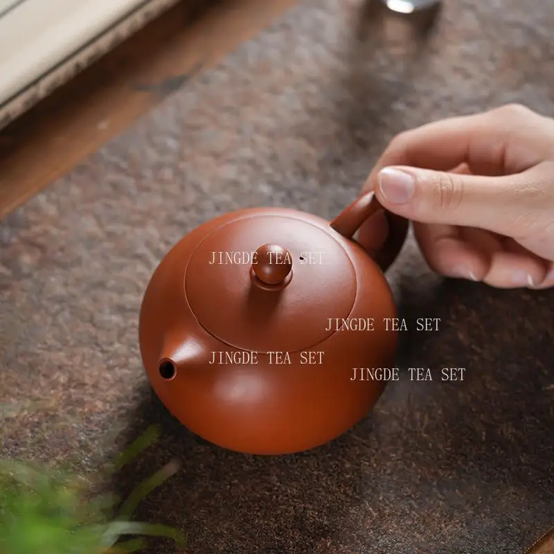 Earthenware Pot of Yixing Handmade Pumpkin Pot Authentic Purple Clay Teapot That Can Be Turned Into A Teapot Fengming Pot