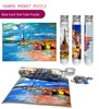 150PCS Mini Test Tube Jigsaw Puzzles Famous Painting Decompression Toy Landamark Puzzle Fridget Puzzle Game Family Decoration 1