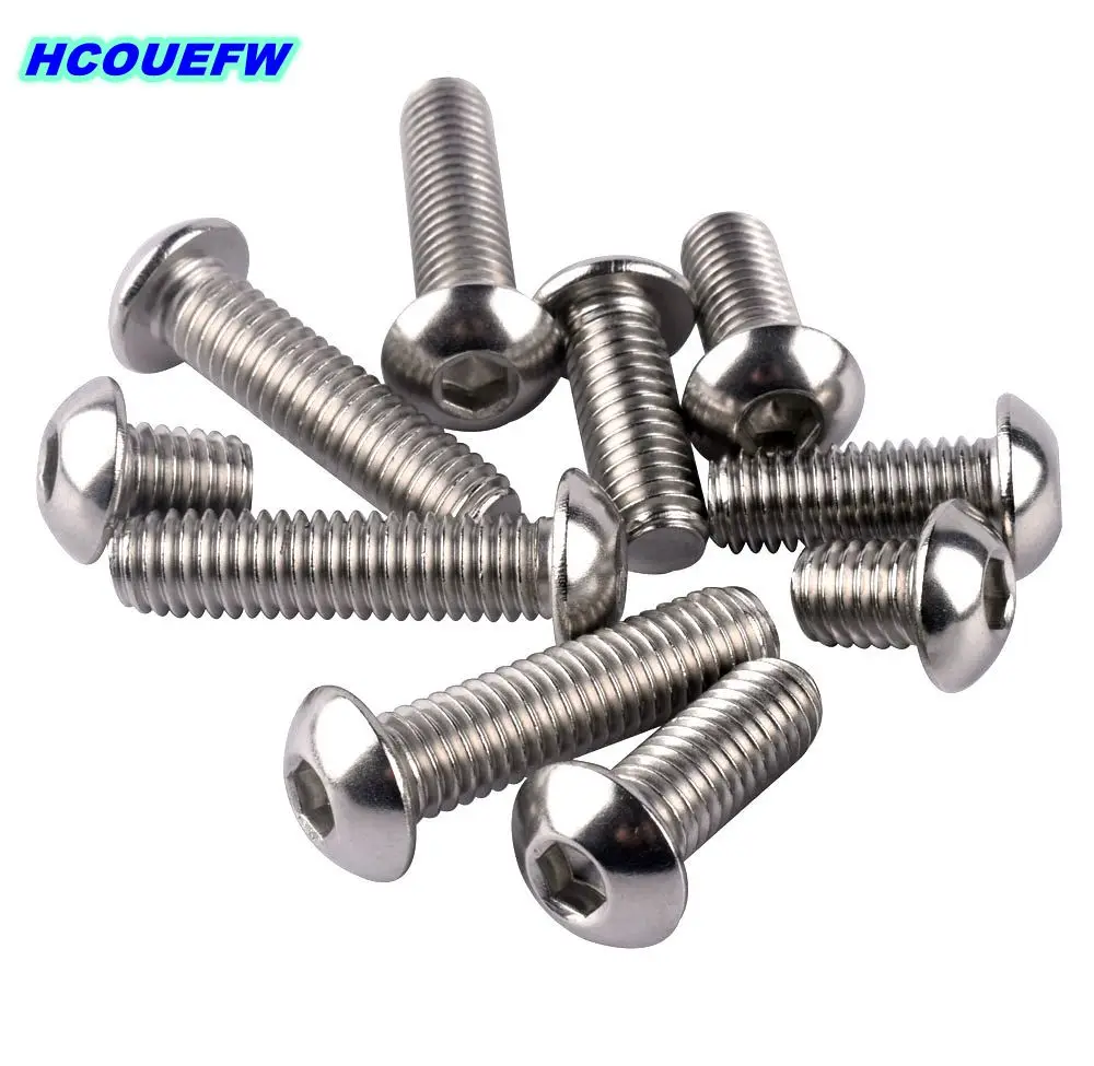 hcouefw parafuso redondo eua rosca grossa 304 aco 02