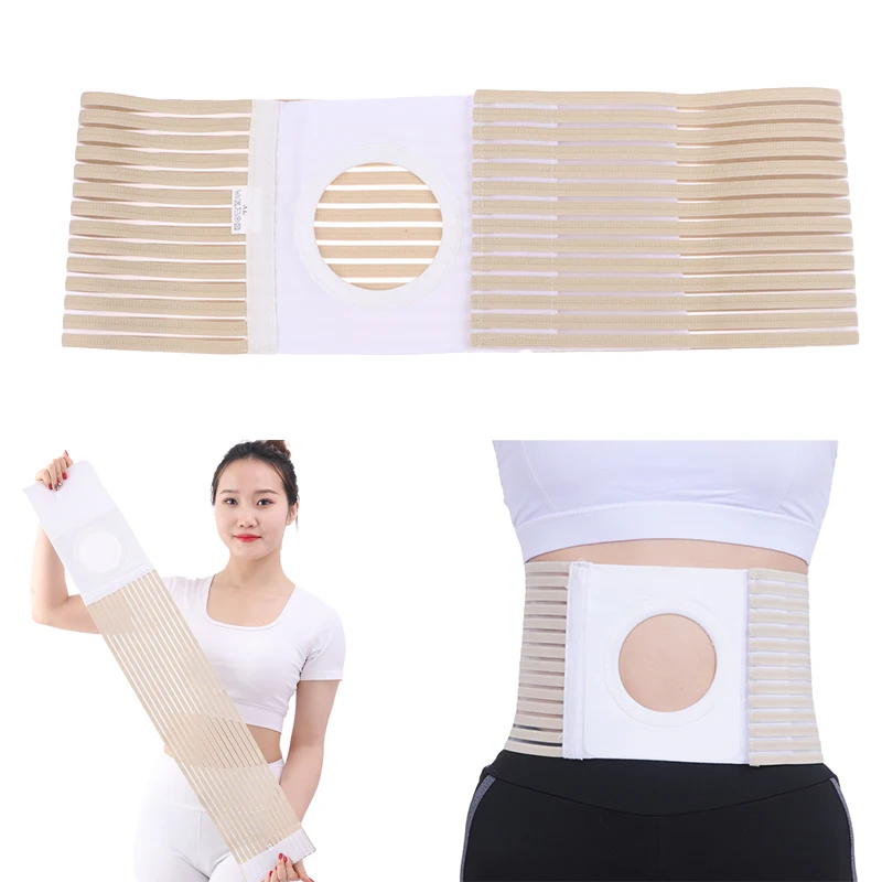 Ostomy Hernia Belt Stoma Support Wraps Ostomy Belt Unisex Hernia Support Abdominal Binder Brace For Men Women