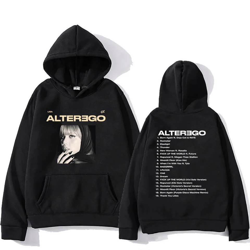Lisa Alter Ego Hoodie 2025 New Album Fashion Men/women Hoodies