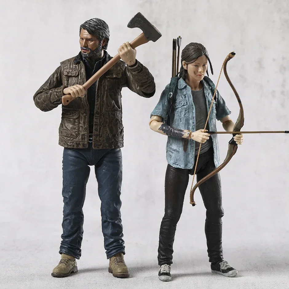 Neca the last of us 2アクションフィギュア、究極のジョエルとエリー