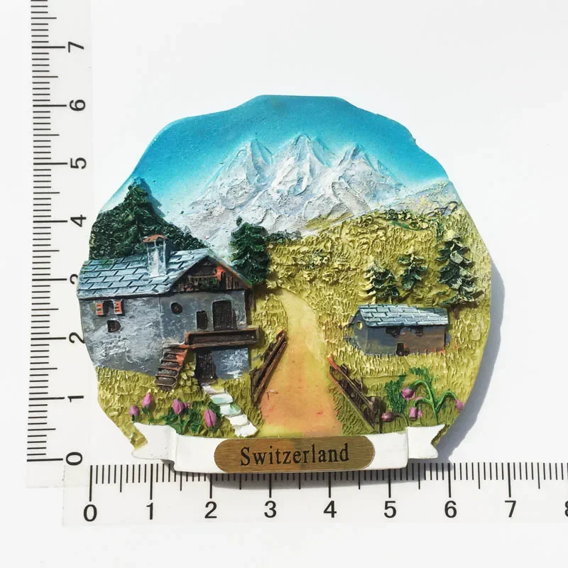 Wedare Magnete Frigorifero 3D Lucerna Svizzera - Monumento Del Leone - Souvenir Turistico In Resina - Decorazione Casa E Cucina - 5x8 Cm