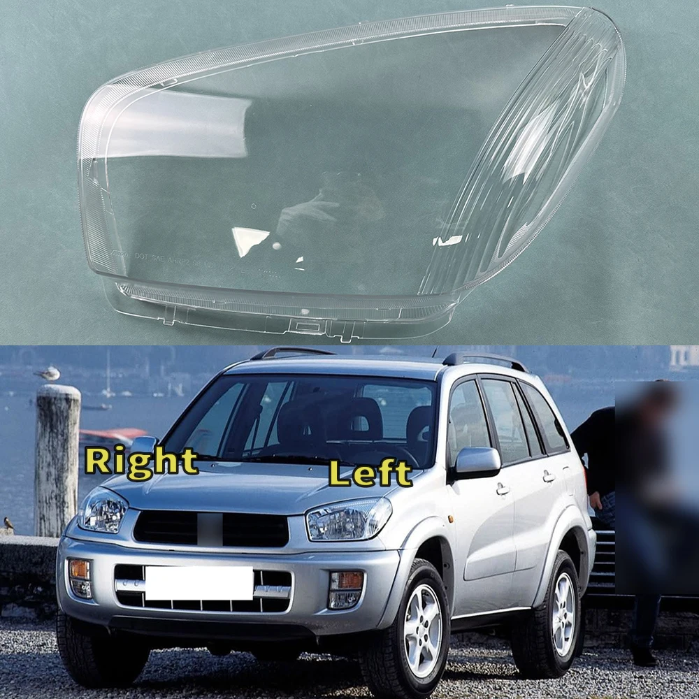 

For Toyota Rav4 2001 2002 2003 2004 Car Front Headlight Cover Auto Headlamp Lampshade Lampcover Head Lamp light glass Lens Shell