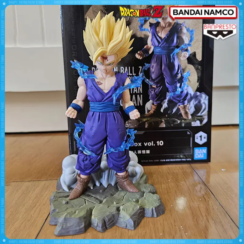 

Original Banpresto Panel Spectacle Dragon Ball Z Son Gohan History Box Vol.10 Action Anime Figure Statue Collection Model Toys