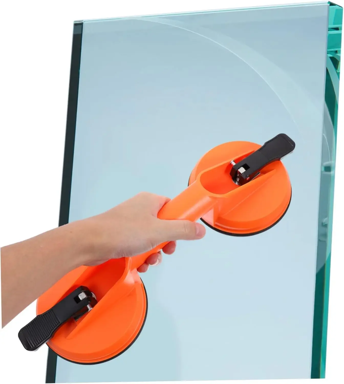 Professional Glass Suction Cups 1Pcs Orange Heavy Duty for Lift Large Glass Tiles Granite Auto Windshield Installation