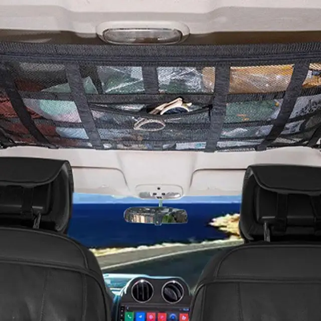 자동차 내부 정리를 도와주는 캠핑용 보관 가방