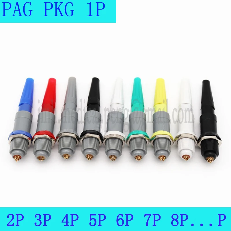 Pag Pkg-conector Médico de Travamento Automático com Plugue e Soquete Macho de Alívio de Bend Plástico Push-pull 1p 10 14pin Grupo
