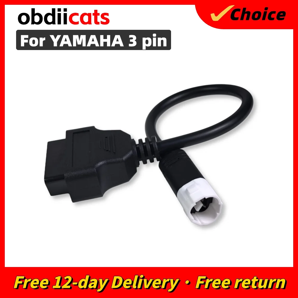 

Женский Кабель OBD2 для мотоцикла, Аксессуары для мотоцикла, H-ar-ley/Du-cat-i OBD2 Удлинительный кабель для K-aw-a-sa-ki