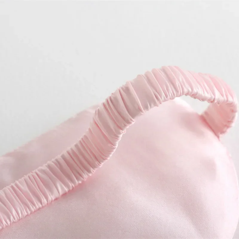 3D Natürliche Seide Schlaf Maske Augen Masken Abdeckung Tragbare Reise Augenklappe Doppelseitige Schattierung Eyeshade Gesundheit Schlafen Augenpflege werkzeuge – Detail 13