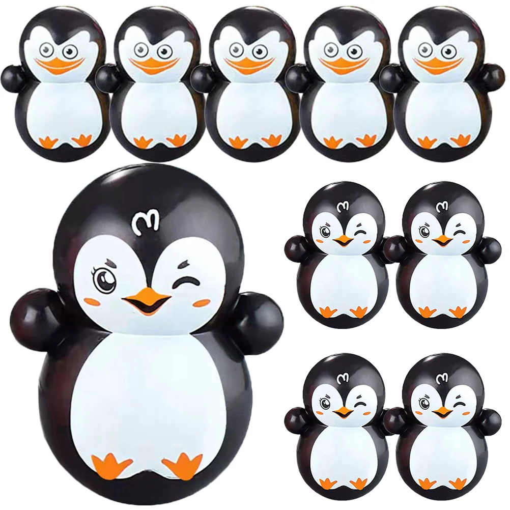 

Mini Cartoon Tumbler Funny Desktop Toy Christmas Tumbler Toys Children's Swing Relieve Stress Relax Kindergarten Gifts