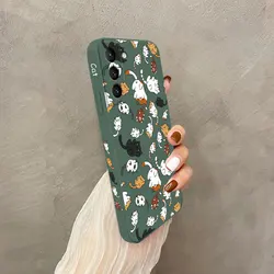 Cat - Themed Rolling Phone Case - Stylish Protection Cover - Galaxy Note 10 Pro (Dark Green)