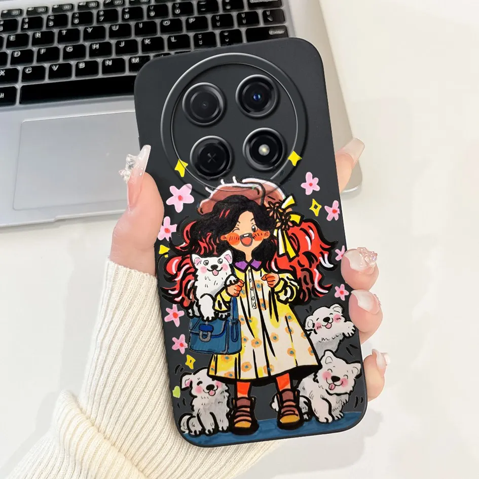 Cute Cartoon Butterfly Sunset Soft Silicone Matte Phone Cover