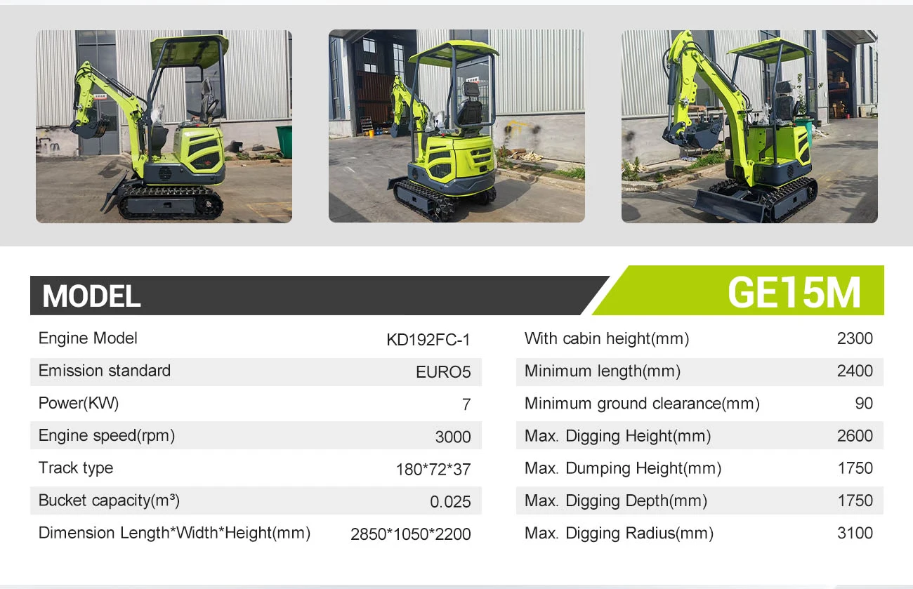 Maßgefertigter Mini-Bagger 2,5 Tonnen EPA-Zertifiziert Kompakter Bagger für Gartennutzung zum Großhandelspreis – Detail 14