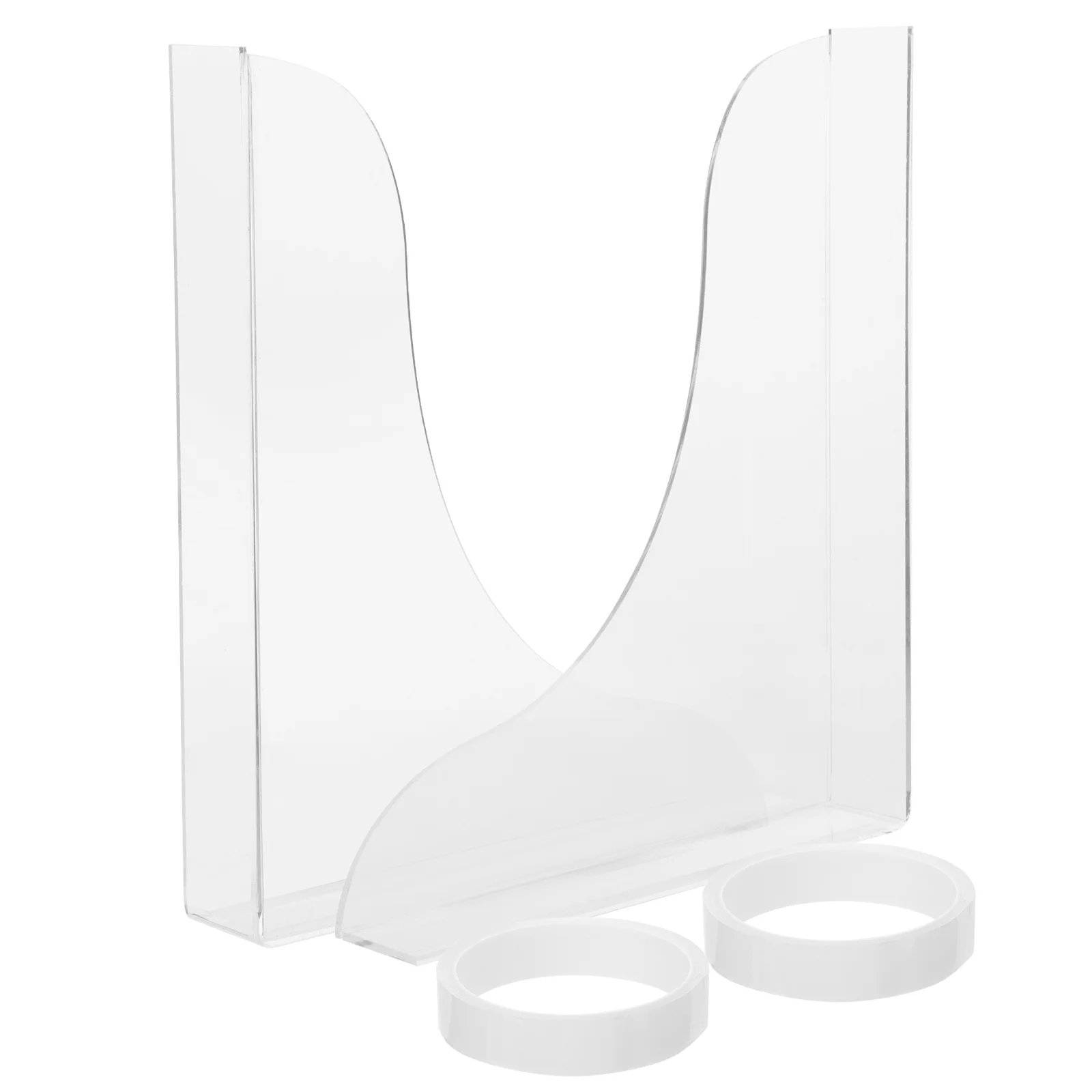 

2 Pcs Acrylic Shower Splash Guard Corner Splashing For Bathtub Tape Bathroom Washbasin Proof