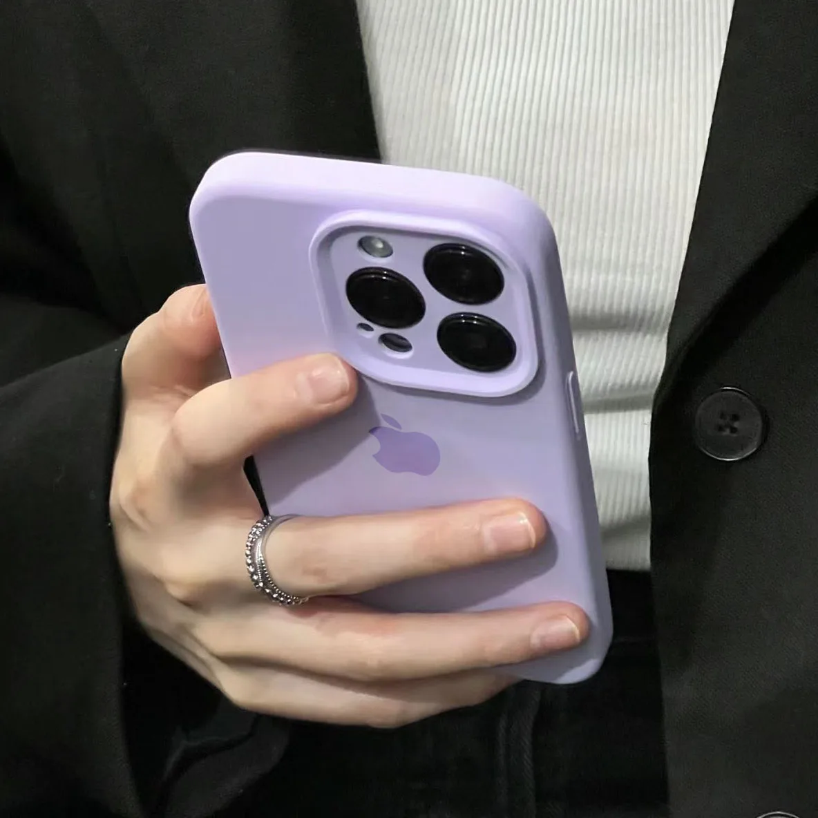 thumbnail image 1 of Funda de teléfono de silicona líquida Original para iPhone 15 14 13 12 11 Pro Max fundas de Apple para iPhone 13 11 12 14 15 Plus cubierta completa con logotipo, 1 of 5