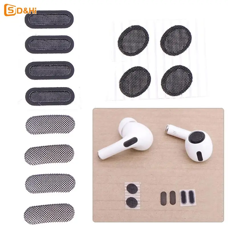 

2set Replace Repair Parts Dust Filter Mesh For Airpods Pro Dirty Proof Mesh Protective Filter Earphone Filter Protective Filters