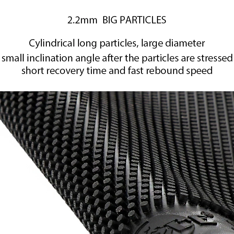 KOKUTAKU Large Particles Long-Pimples OX Table Tennis Rubber with Strong Anti-Spin Cured Non-curing Ping Pong Rubber ITTF table tennis rubber