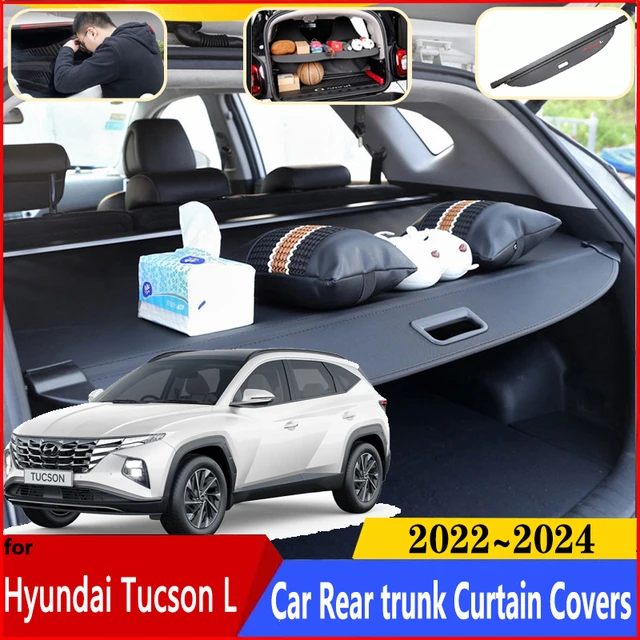 Car Trunk Curtain For Hyundai Tucson L 2023 Accessories NX4 2022 2024 Car  Rear Trunk Curtain Rear Trunk Cargo Covers Accessories - AliExpress