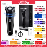 2 in 1 Men's Electric Shaver For Men Shaving Machine Beard Trimmer 3D Floating Blade Washable USB Recharge Hair Cutting Machine 1