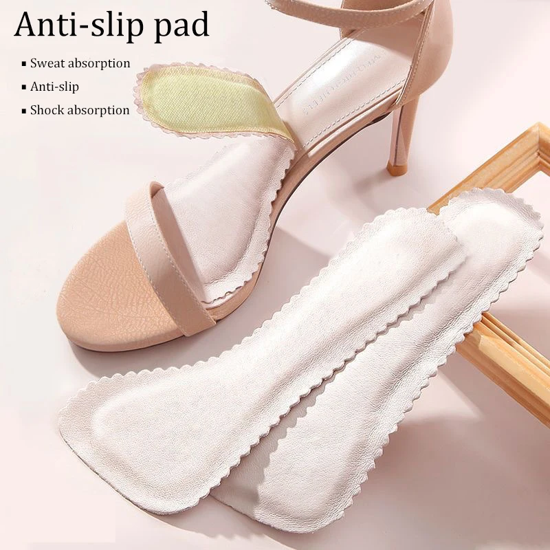 

Sandals Insoles Self-adhesive Non-slip Women Shoes Pads Breathable High-heeled Shoe Soft Cushion Sole Stickers Orthotics Inserts