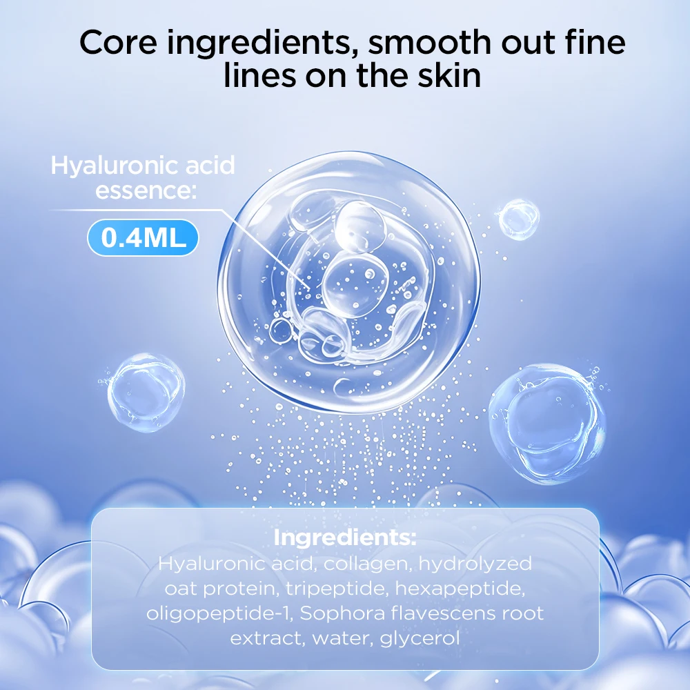 Korean Skin Care Hyaluronic Acid Microneedles Eye Patches 10-100PCS for Anti Wrinkle Dark Circle Moisturizing Under Eye Gel Pad 5