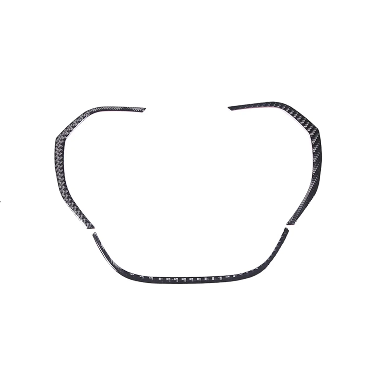 Per Corvette C7 2014-2019 Soft Carbon Fiber Car Dashboard Tachimetro Trim Strips Accessori Adesivi