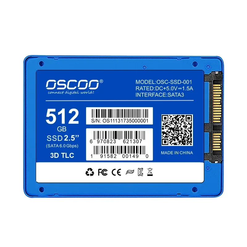 OSCCO SSD 1TB 2TB 512GB 256GB 2.5'' SATAIII SATA SSD HDD Internal