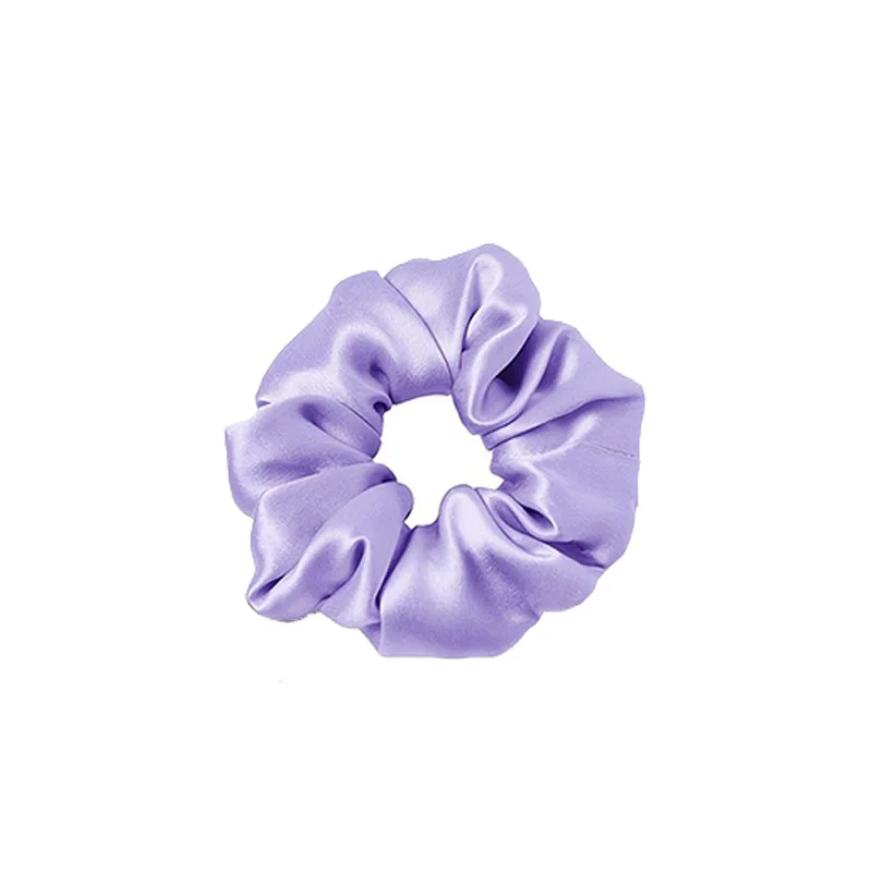 Luxurious Satin No-Crease Hair Scrunchies - Gentle Elastic Hair Ties for Effortless Styling