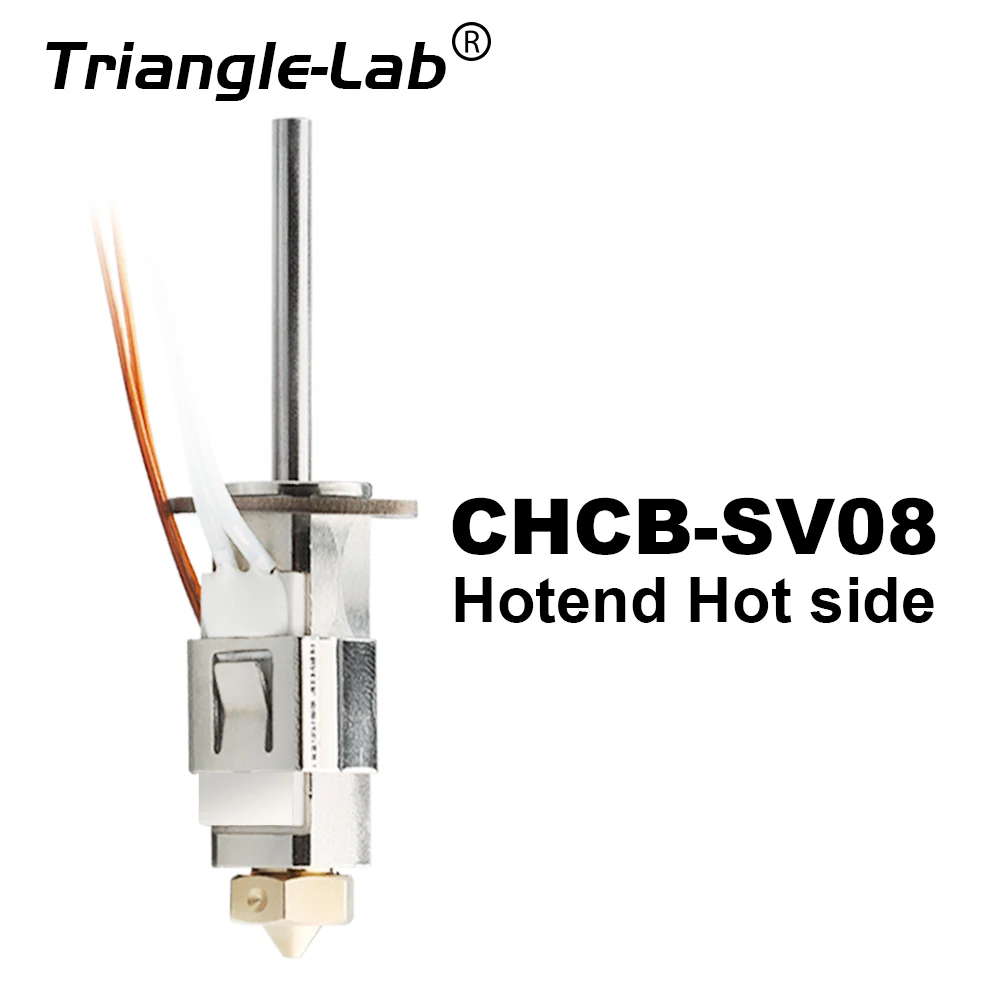 Trianglelab CHCB-SV08 Hotend Heizseiten-Upgrade für SV08 Kompatibel mit Vorherigen Kühlkörpern 80W Heizelement
