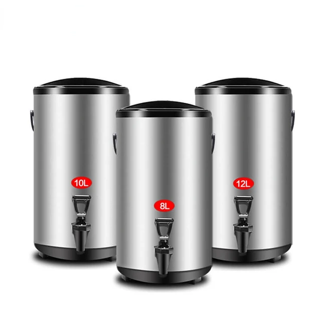 Camping Water Dispenser Stainless Steel Insulated Hot and Cold Beverage  Dispenser with Spigot - China Insulation Barrel and Milk Tea Barrel price