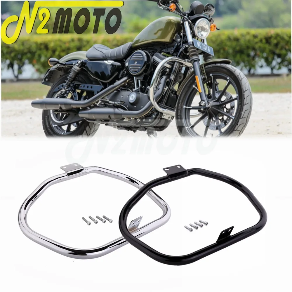 For Harley Sportster Iron Xl1200 Xl883 11/4" Crash Bar Motorcycle