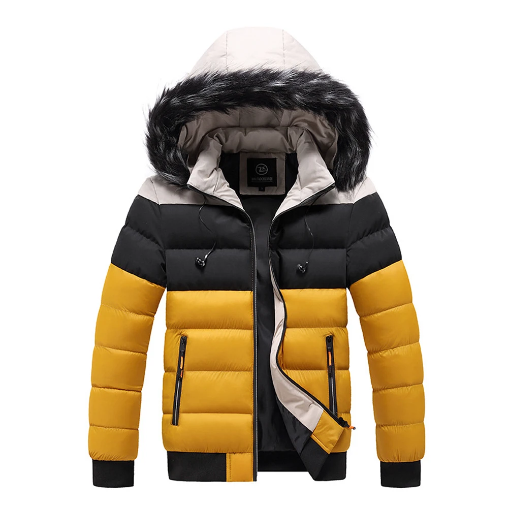 

Men In Winter Thick Warm Artificial Fur Padded Jacket, Warm Effect Outstanding, Fashion Coat, Multi-functional Coat, Multi-size.