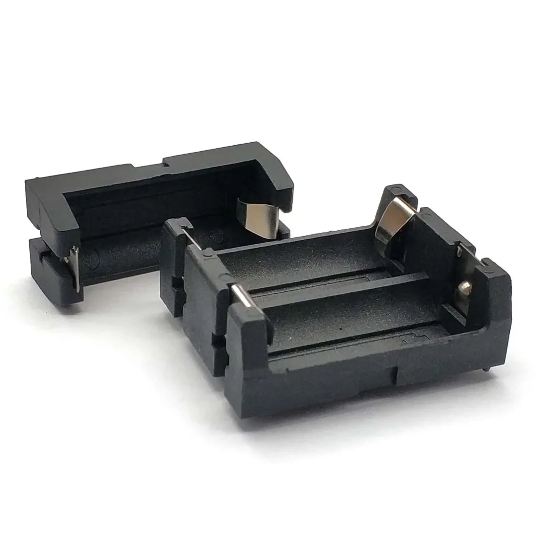 CR123A 16340 SMD SMT THM Battery Holder LIR123A Battery Storage Box Pin Type Gold Plated Patch battery holder