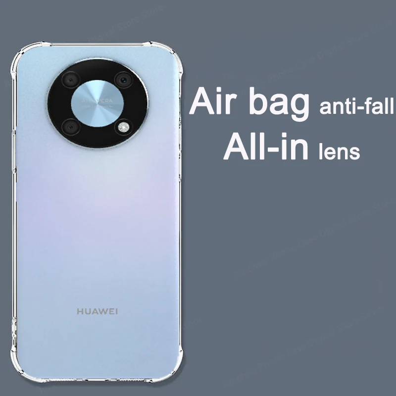 

Thickened Airbag Shockproof Clear Soft Tpu Phone Case For Huawei nova Y90 case Transparent Back Cover for y 90 clear case