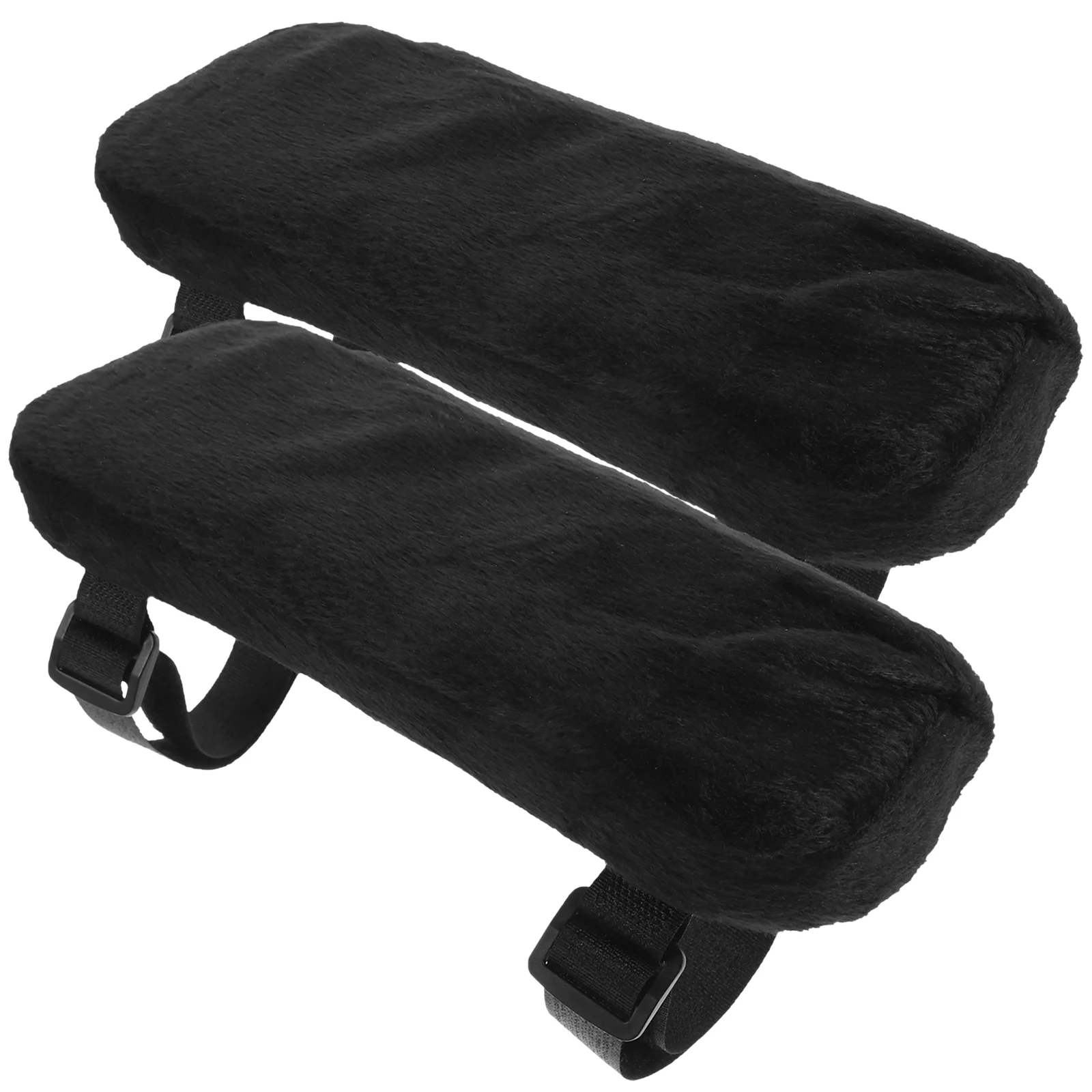 

2 Pcs Supple Arm Rest Seat Armrest Pad Chair Cushions Supply Household Crystal Velvet