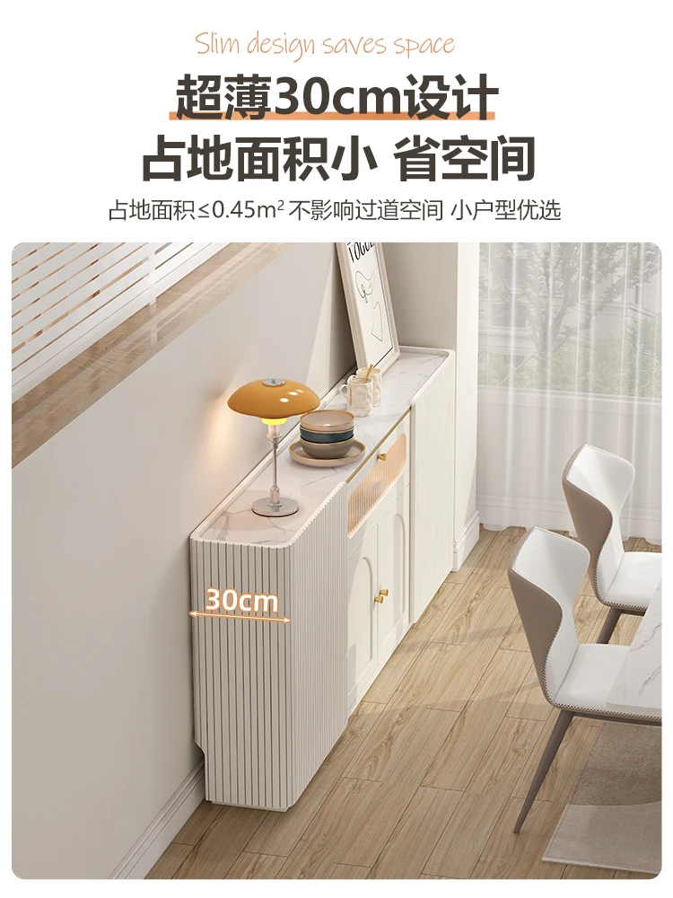 

Шкафчик в французском кремовом стиле, суперузкий стенный шкаф для хранения, напольный тонкий 30 см в ширину