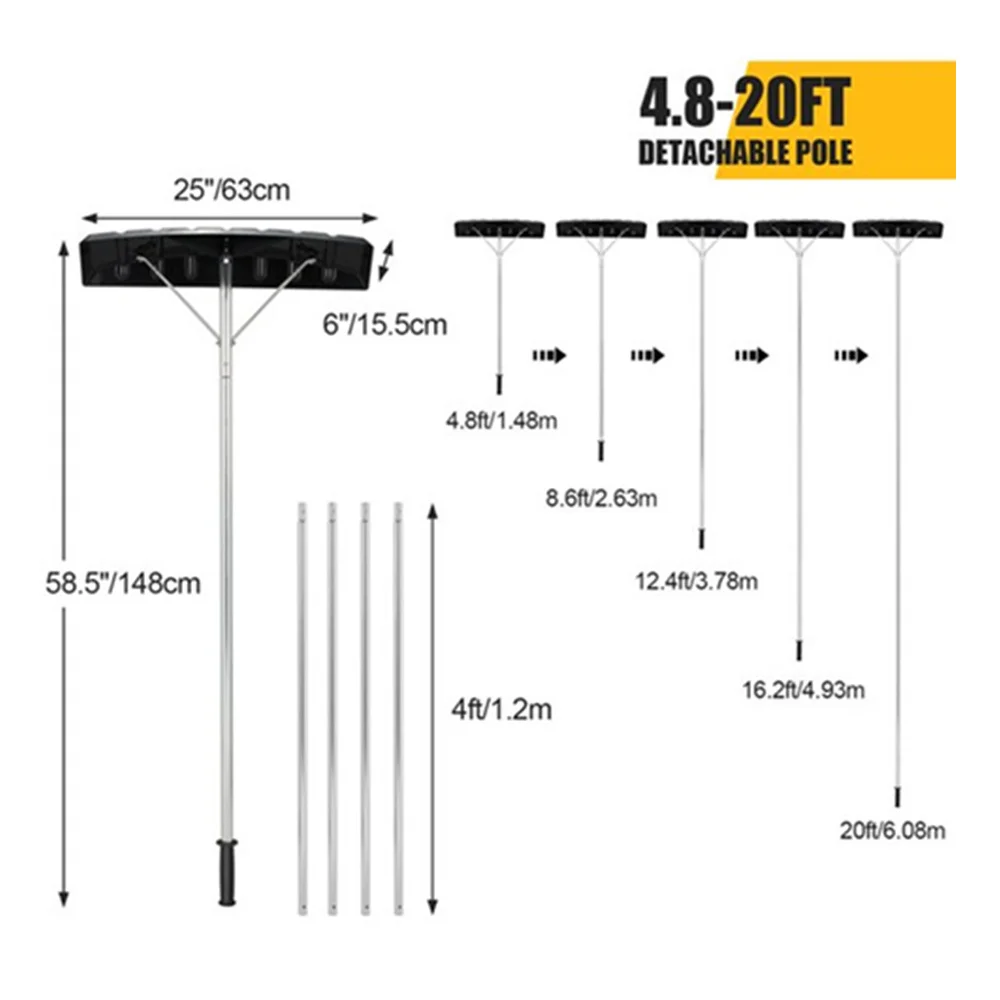 ALWAYSME Roof Snow Shovel