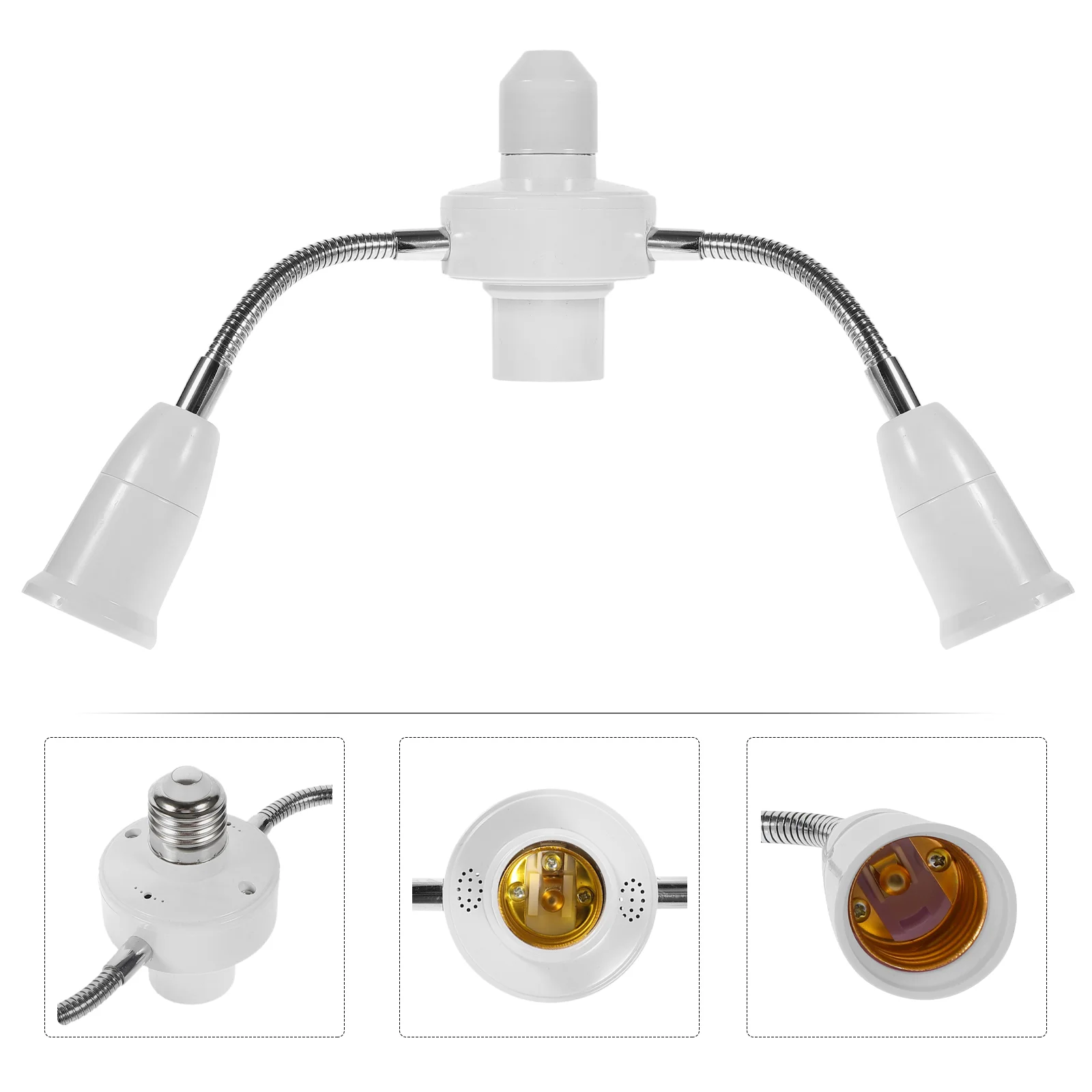 

Light Socket Lamp Adapter LED Extender Converter For Bulbs Multi-heads Extension Hose