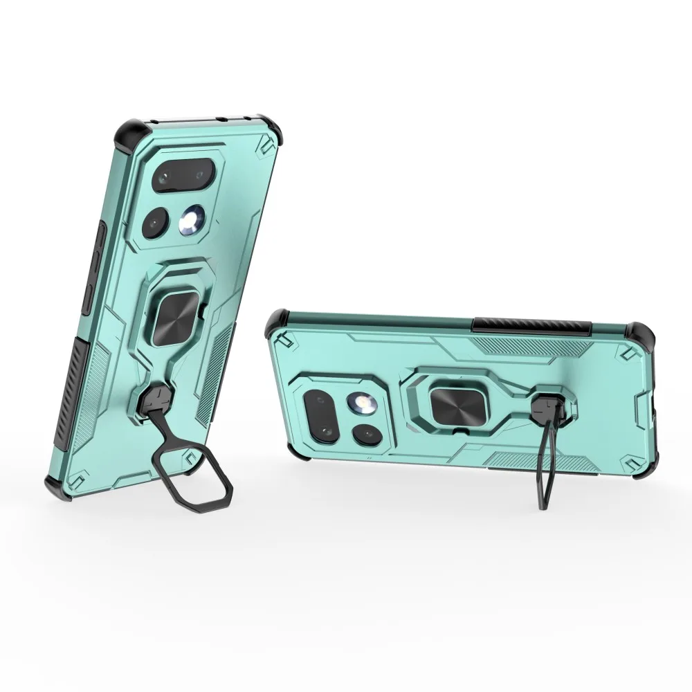 Shockproof Ring Stand Protective Back Cover Case