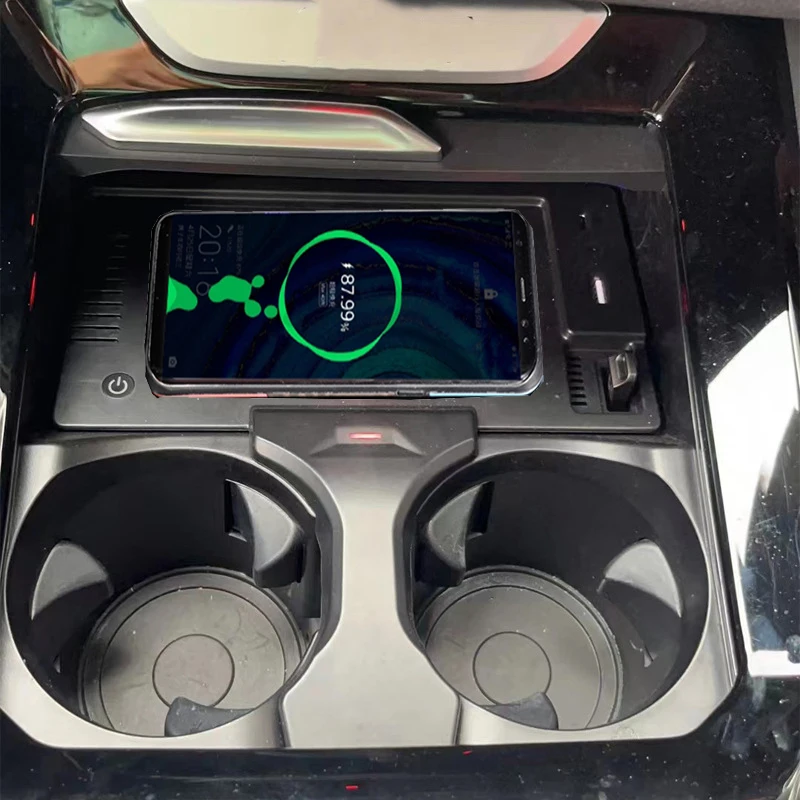 

Автомобильное зарядное устройство для центральной консоли 15 Вт, беспроводное зарядное устройство, зарядная пластина, держатель для зарядки для BMW X3 G01 X4 G02 2019 2020 2021 2022