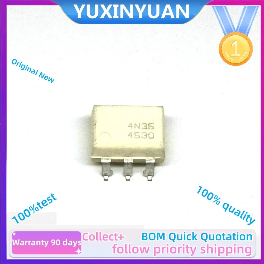 

10 шт. и новый оригинальный 4N35 SOP6 YUXINYUAN IC в наличии 100% тест